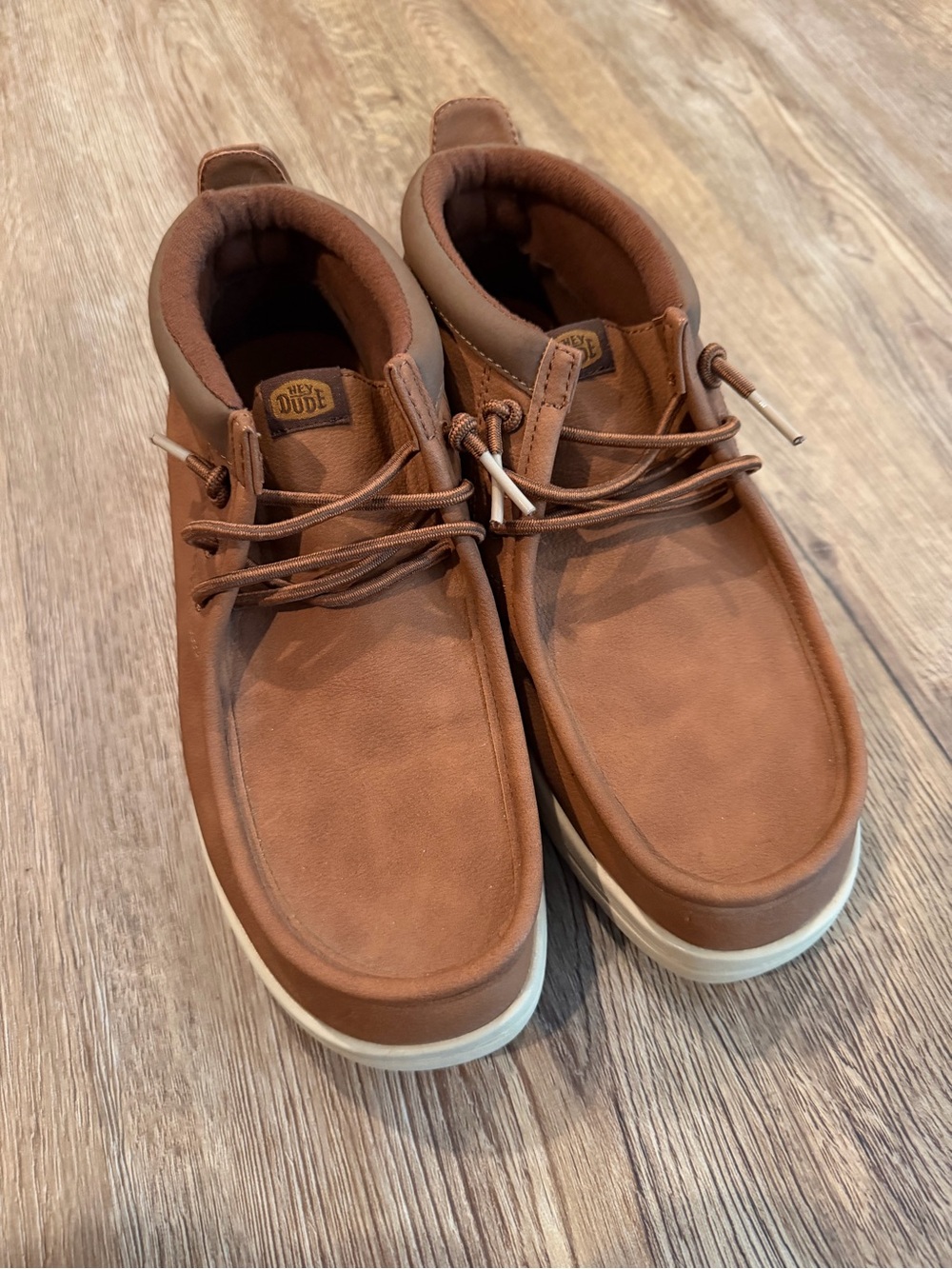 Hey Dude Chukka Boots in Chestnut Brown